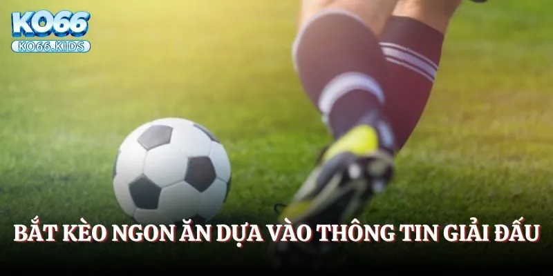 Kèo Thơm Là Gì? Cách Nhận Biết & Bí Kíp Đầu Tư Chuẩn Nhất 4 Bắt kèo ngon ăn dựa vào thông tin giải đấu