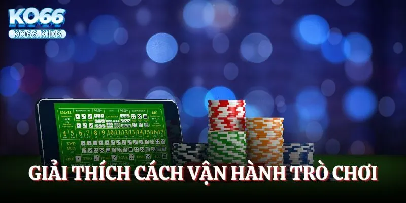 Xóc Đĩa KO66 - Trò Chơi Dân Gian Trúng Lớn Trong Tích Tắc 3 Giải thích cách vận hành trò chơi